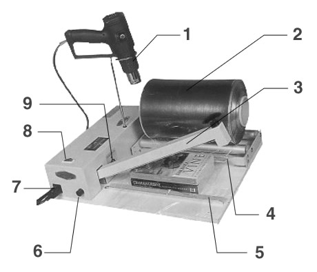 Componentes de retractiladora manual MRM-450